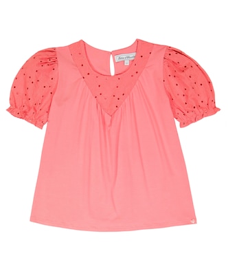 Broderie anglaise cotton-blend top | Tartine et Chocolat
