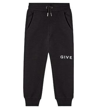 بنطلون رياضي من القطن المخلوط بلوغو | Givenchy Kids