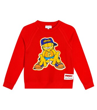 Cotton-blend fleece sweatshirt | Marc Jacobs Kids
