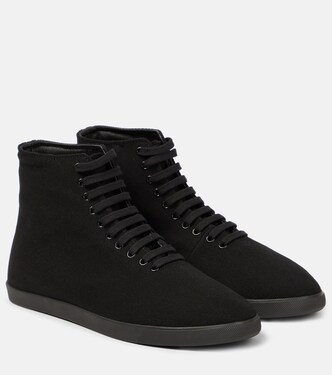 Canvas high-top sneakers | The Row