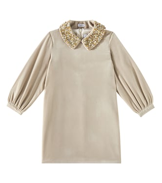 Robe en velours à ornements | Il Gufo