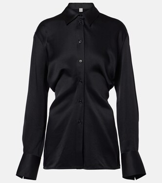 Slouch satin shirt  | Toteme