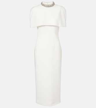 Embellished crêpe cocktail dress | Roland Mouret