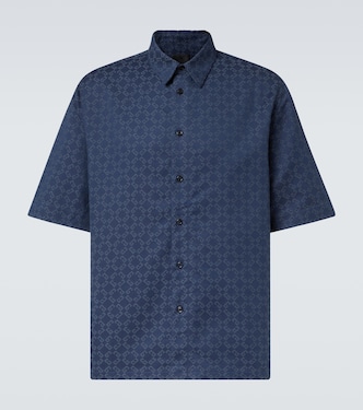 Camicia Monogram 72 in jacquard di jeans | Givenchy