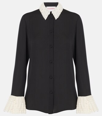 Silk georgette blouse | Valentino