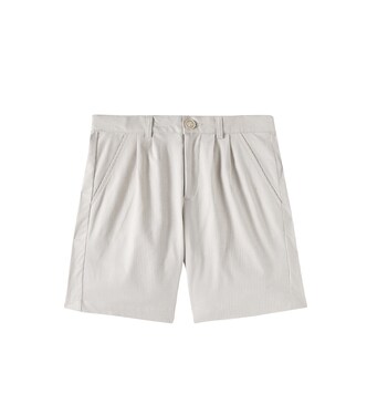 Charles striped cotton-blend shorts | Bonpoint