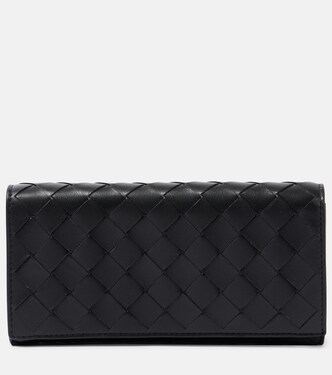 Intrecciato Large leather wallet | Bottega Veneta