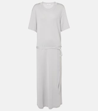 Belted cotton jersey midi dress | Lemaire