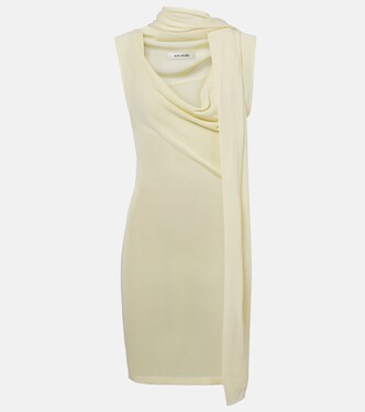 Draped scarf-detail minidress | Aya Muse