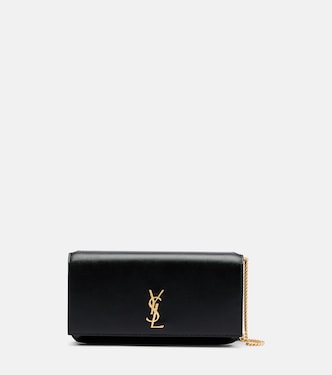 Cassandre leather phone pouch | Saint Laurent