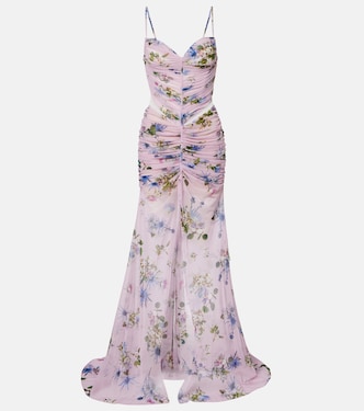 Robe longue à fleurs | Blumarine