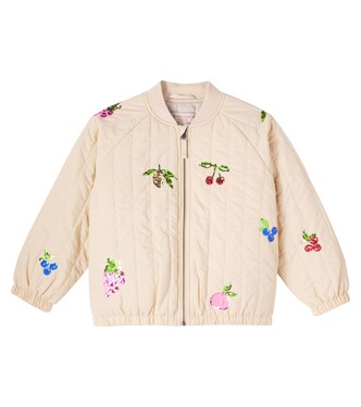 Veste bomber Juno à sequins | Konges Sløjd