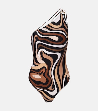 Marmo one-shoulder swimsuit | Pucci