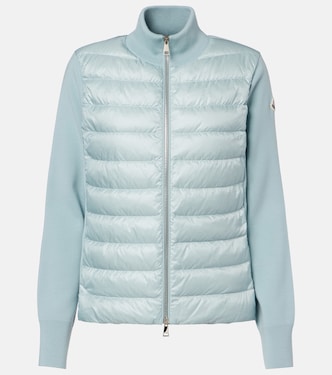 Cardigan matelassé en laine vierge | Moncler