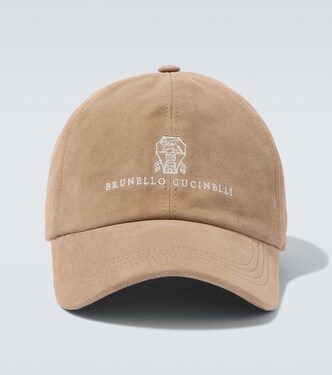Baseballcap aus Veloursleder | Brunello Cucinelli