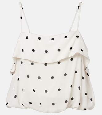 Polka-dot crop top | Adriana Degreas