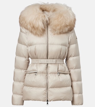 Boed shearling-trimmed down jacket | Moncler