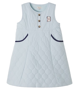 Ilsa embroidered quilted dress | Donsje