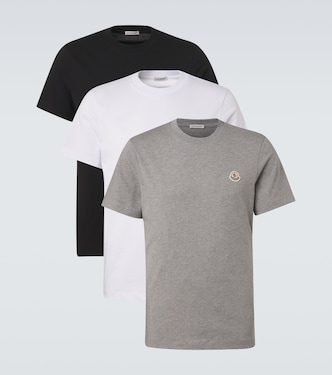 Set of 3 cotton jersey T-shirts | Moncler