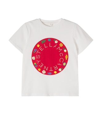 Printed cotton jersey T-shirt | Stella McCartney Kids