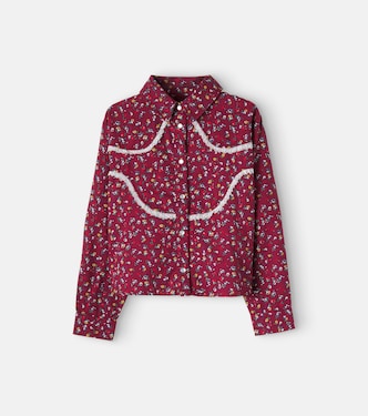 Hemd Bloom aus Baumwolle mit Spitze | The New Society