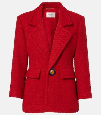 Wool and silk-blend tweed jacket | Saint Laurent