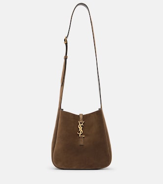 Le 5 à 7 Supple Small suede crossbody bag | Saint Laurent