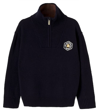 Jersey Marinus de lana con media cremallera | Bonpoint