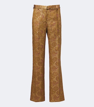 Weite Hose aus Jacquard | Dries Van Noten