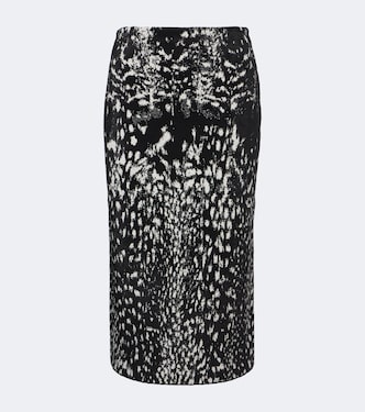 Bleistiftrock aus Jacquard-Samt | Tom Ford