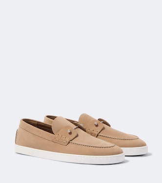 Chambeliboat leather slip-on shoes | Christian Louboutin