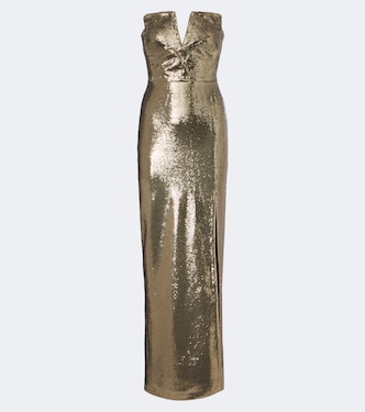 Sequined bustier gown | Roland Mouret