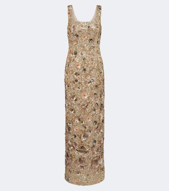 Cyprus Garden floral sequined gown | Là Fuori