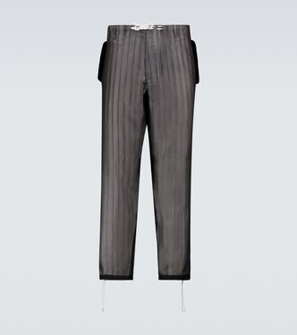 Striped drawstring pants | Maison Margiela