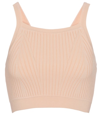 Ribbed-knit crop top | Live The Process