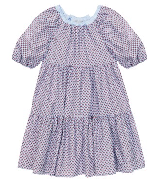 Cotton printed dress | Il Gufo