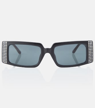 Crystal-embellished square sunglasses | Magda Butrym