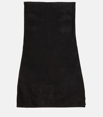 Large suede glove bag | The Row