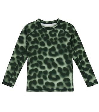 Neptune leopard-print rashguard | Molo