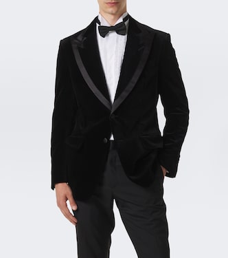 Atticus velvet suit jacket in black - Tom Ford | Mytheresa