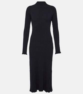 Carmen ribbed-knit high-neck midi dress | Proenza Schouler