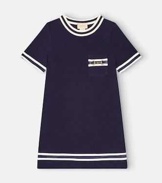 Kleid Horsebit aus Baumwolljersey | Gucci Kids