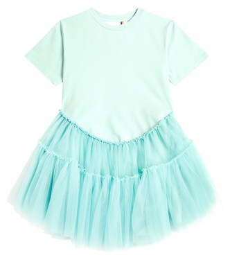 Jersey and tulle dress | Caroline Bosmans