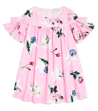 Floral cotton dress  | Monnalisa