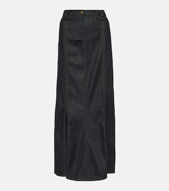 Alis denim maxi skirt | Aya Muse