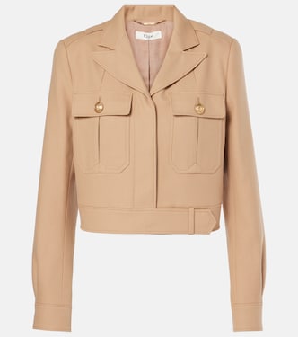 Chaqueta cropped de algodón | Chloé