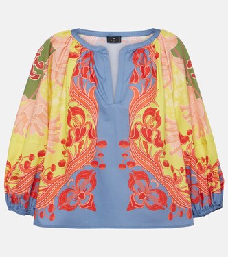 Blouse imprimée en coton | Etro