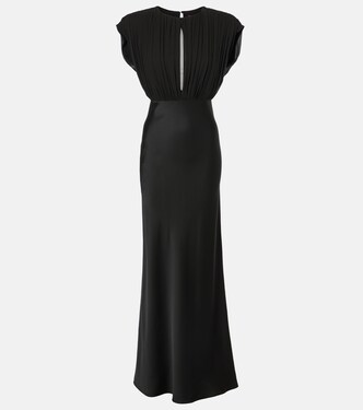 Randers silk satin crêpe maxi dress | Max Mara