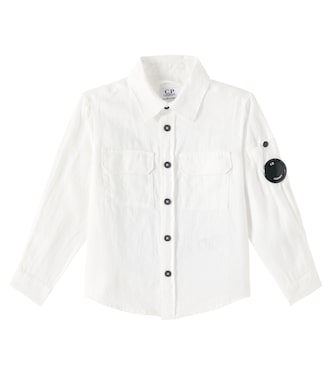 Lens linen shirt | C.P. Company Kids