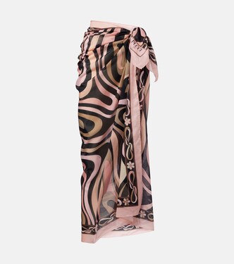 Marmo cotton beach cover-up | Pucci